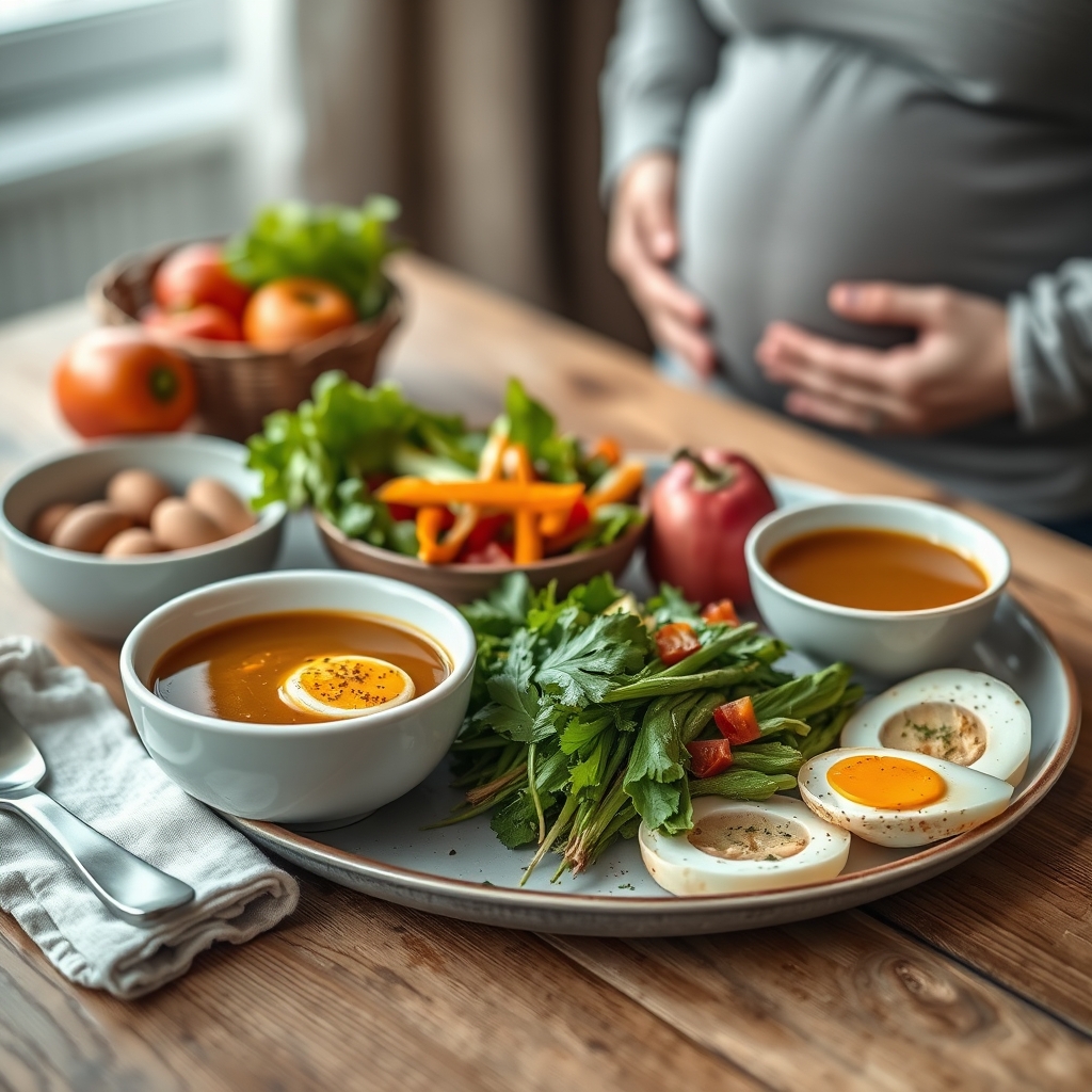 First trimester nutrition checklist: folate, iron and safer foods