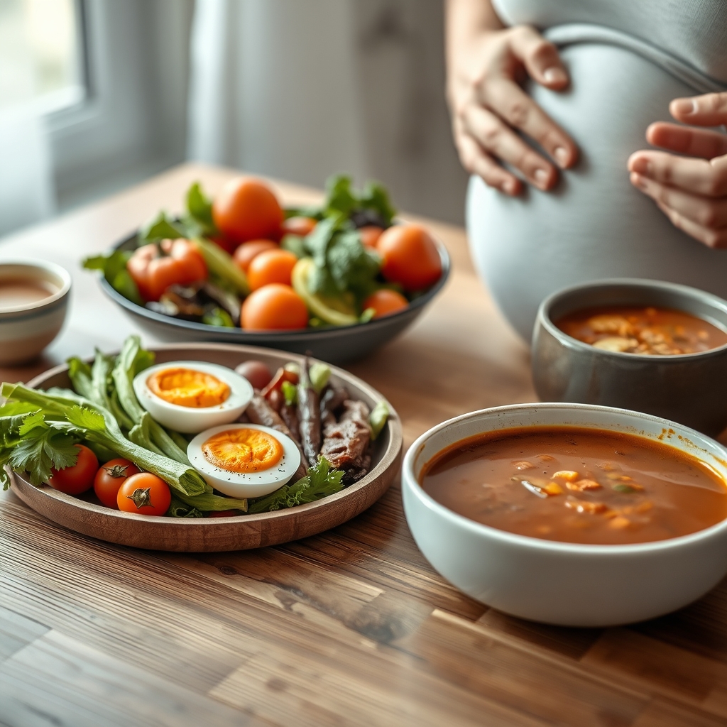 Checklist dinh dưỡng 3 tháng đầu: folate, sắt và thực phẩm an toàn
