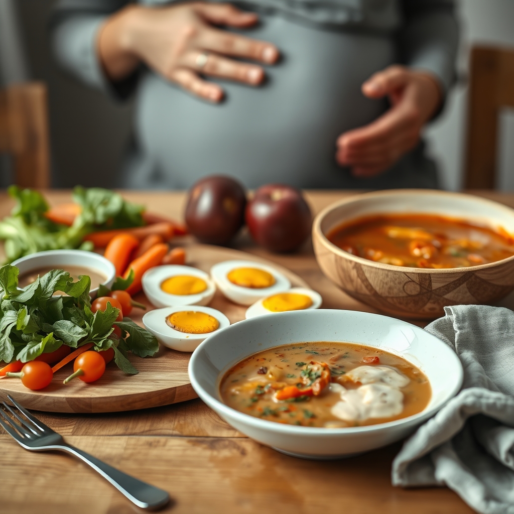 First trimester nutrition checklist: folate, iron and safer foods