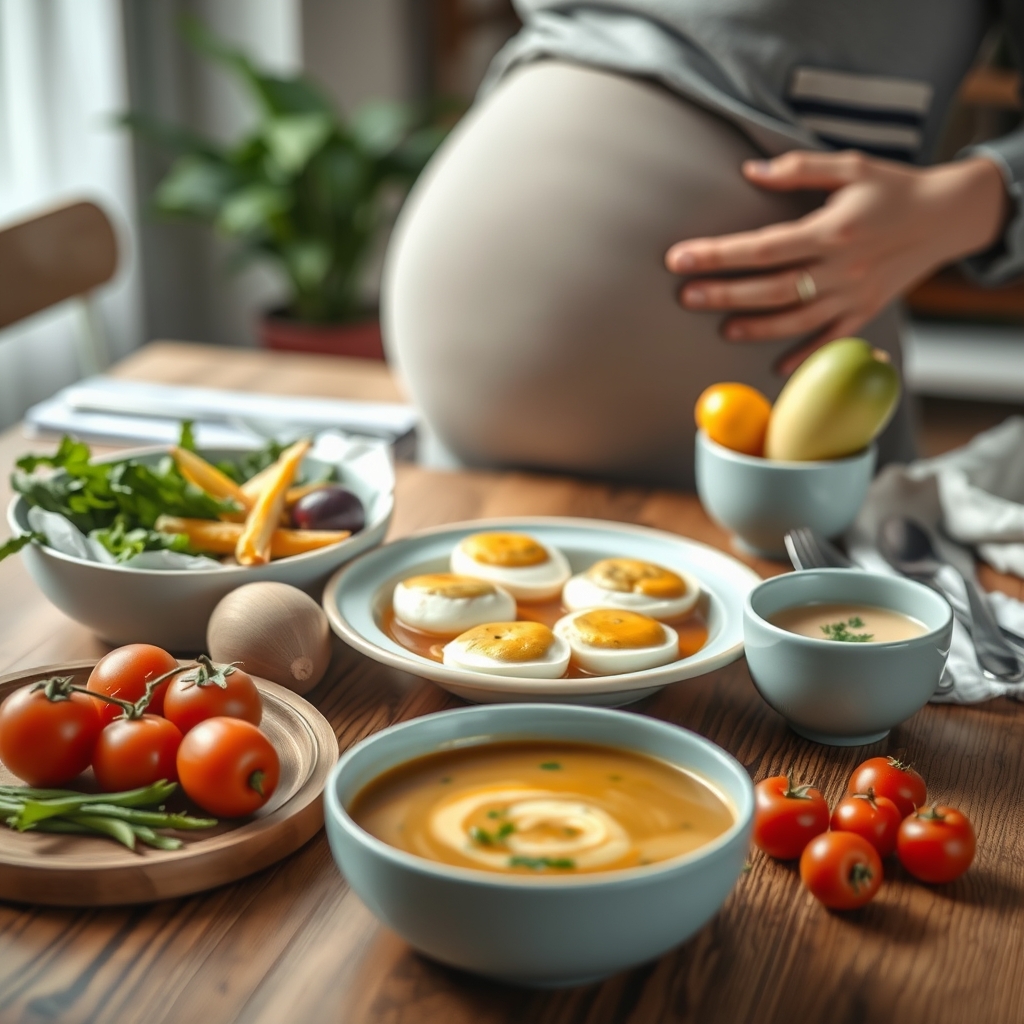 First trimester nutrition checklist: folate, iron and safer foods