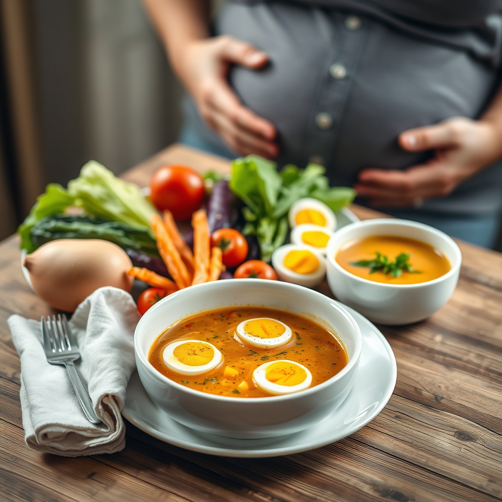 First trimester nutrition checklist: folate, iron and safer foods