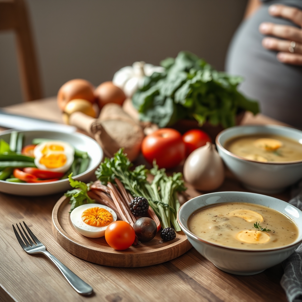 First trimester nutrition checklist: folate, iron and safer foods
