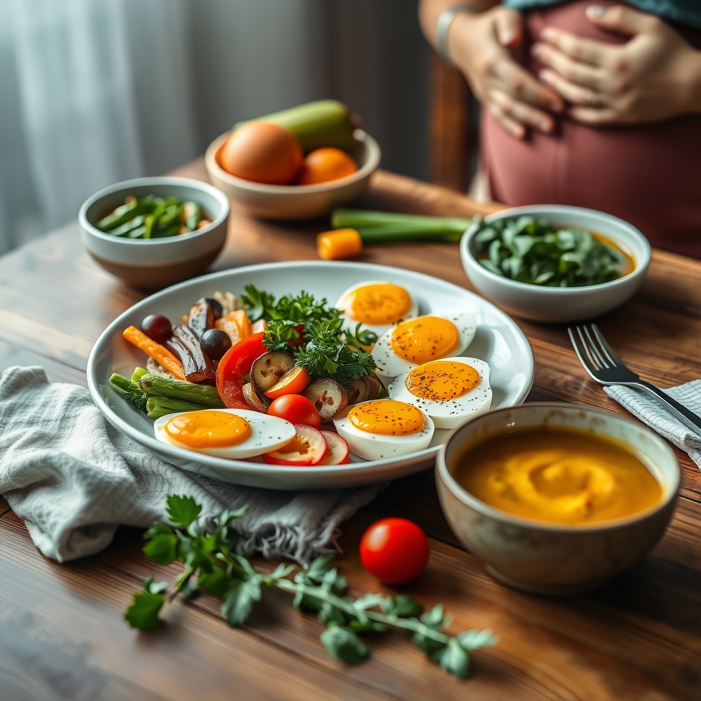 First trimester nutrition checklist: folate, iron and safer foods