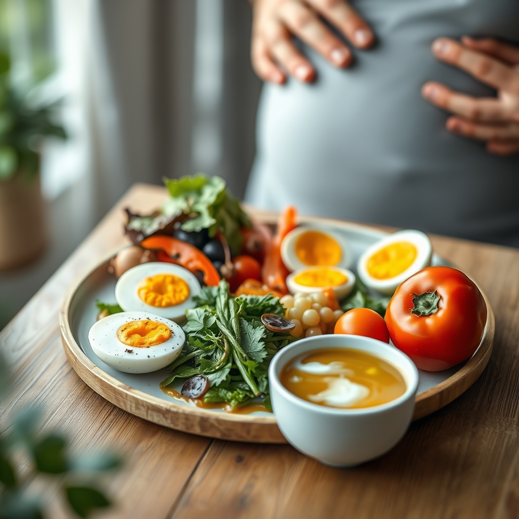 First trimester nutrition checklist: folate, iron and safer foods