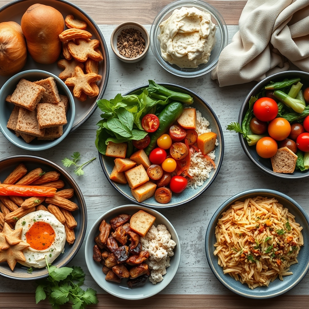 Gestational diabetes meal ideas: balanced carbs, protein and fiber