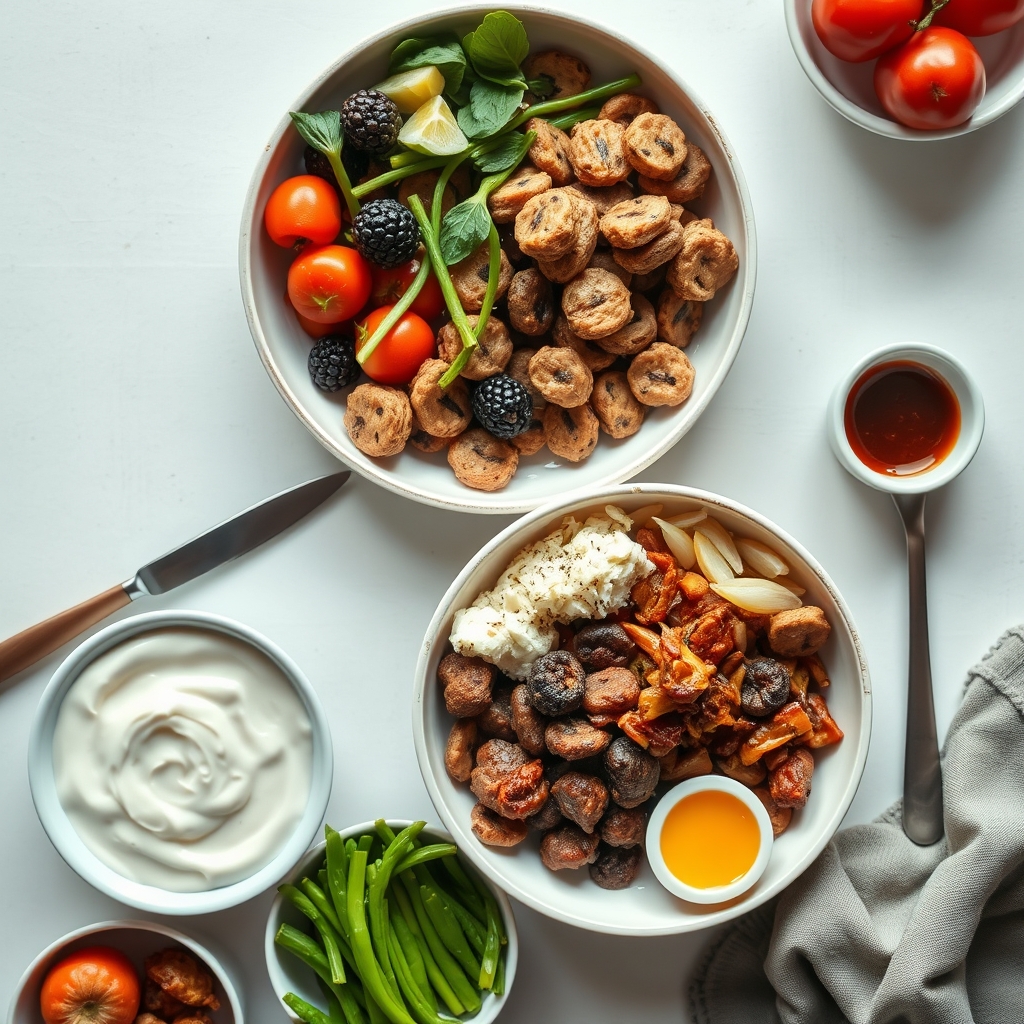 Gestational diabetes meal ideas: balanced carbs, protein and fiber