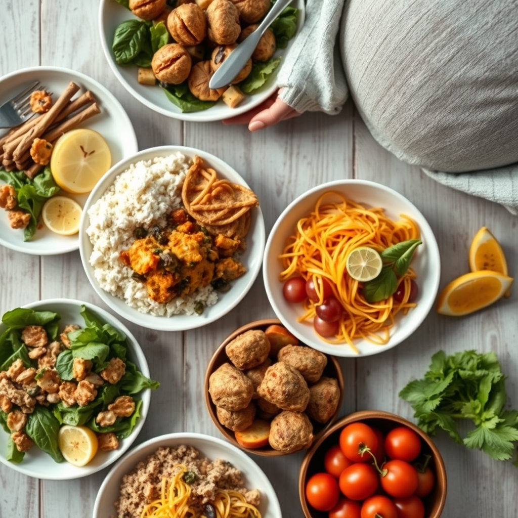 7-day pregnancy meal plan: balanced plates for busy weeks