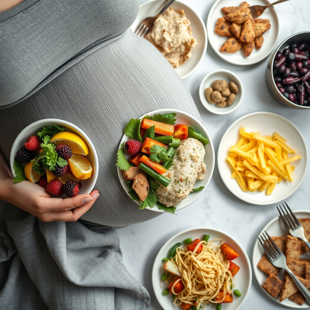 7-day pregnancy meal plan: balanced plates for busy weeks