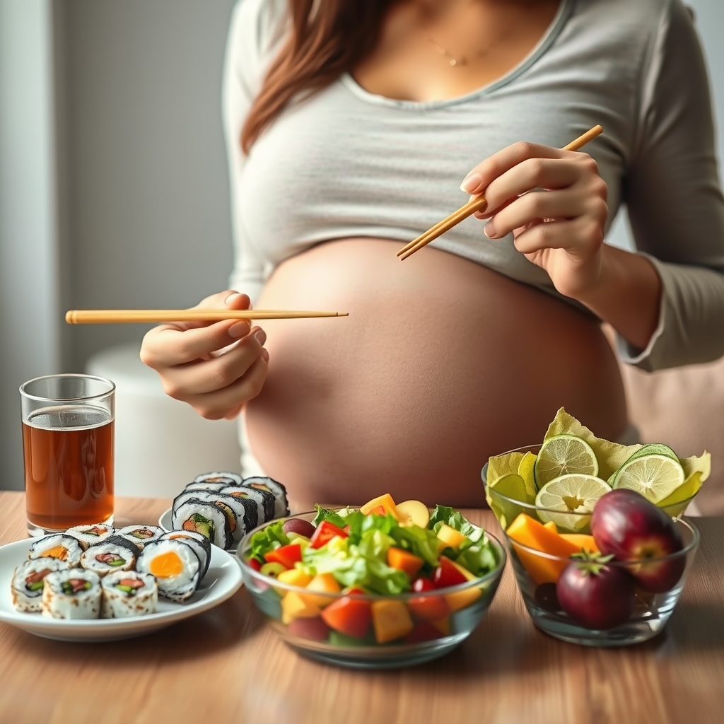 Sushi, salad, BBQ và phô mai: phân tích an toàn cho mẹ bầu