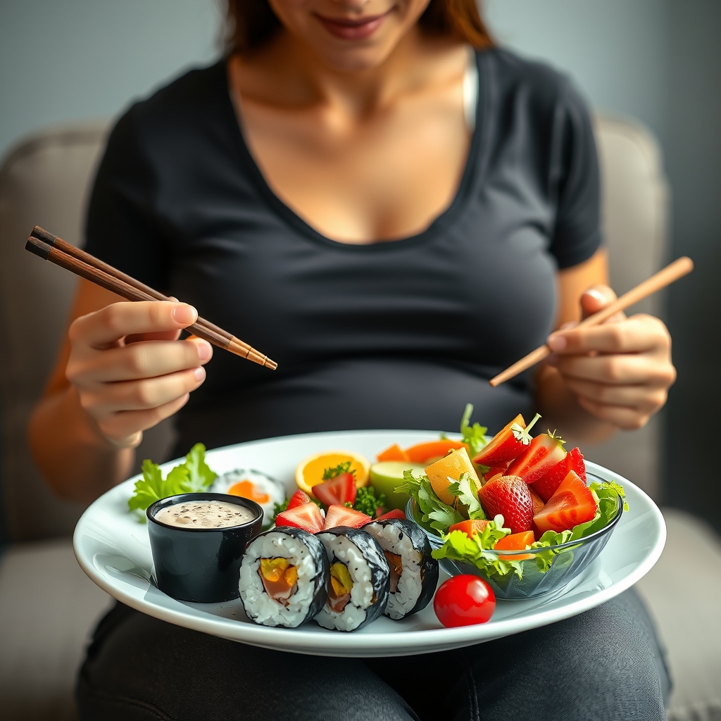 Sushi, salad, BBQ và phô mai: phân tích an toàn cho mẹ bầu