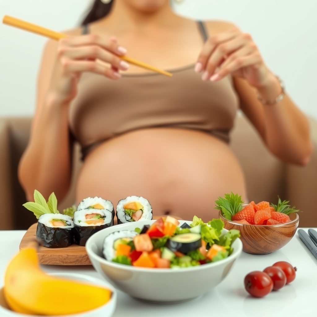Sushi, salad, BBQ và phô mai: phân tích an toàn cho mẹ bầu